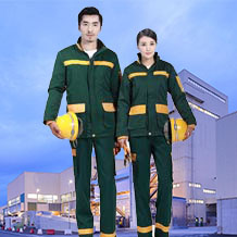 拼色時尚加厚防寒防靜電棉服01MF-4